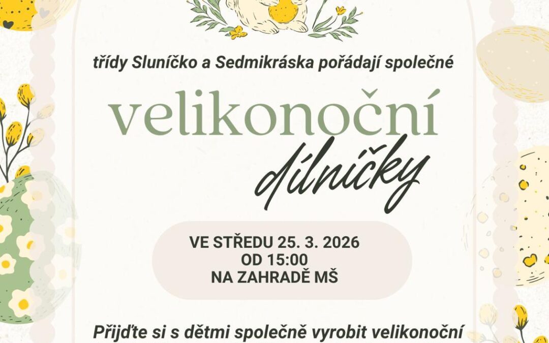 Velikonoční dílničky